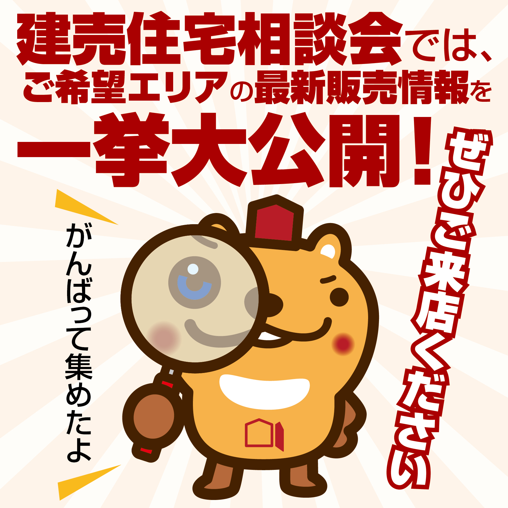 建売住宅相談会 一挙大公開
